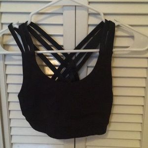 Black Lululemon Sports Bra